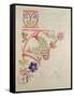 Floral Design for the House of Lords' Library-Augustus Welby Northmore Pugin-Framed Stretched Canvas