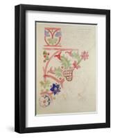 Floral Design for the House of Lords' Library-Augustus Welby Northmore Pugin-Framed Giclee Print