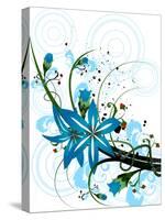 Floral Design-lenm-Stretched Canvas
