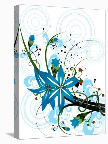 Floral Design-lenm-Stretched Canvas