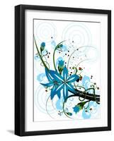 Floral Design-lenm-Framed Art Print