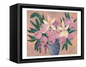 Floral Dujour I-Regina Moore-Framed Stretched Canvas