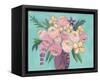 Floral Dujour II-Regina Moore-Framed Stretched Canvas
