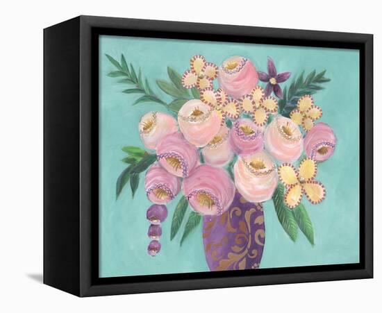 Floral Dujour II-Regina Moore-Framed Stretched Canvas