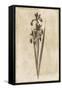 Floral Earthtone Two-Jace Grey-Framed Stretched Canvas