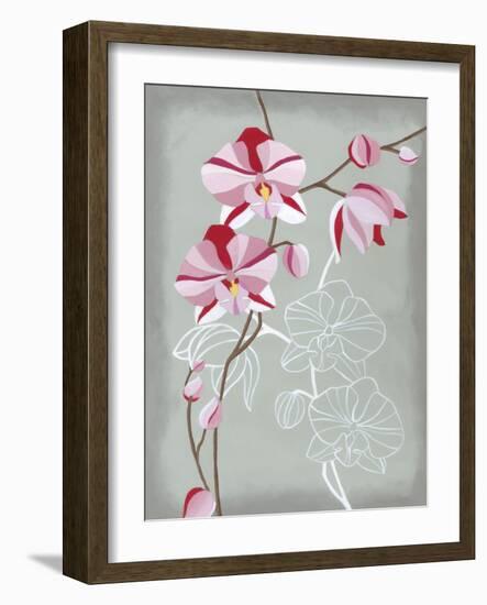 Floral Echo I-Vanna Lam-Framed Art Print