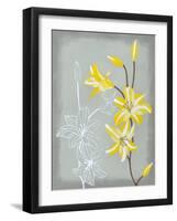 Floral Echo II-Vanna Lam-Framed Art Print