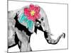 Floral Elephant-OnRei-Mounted Art Print