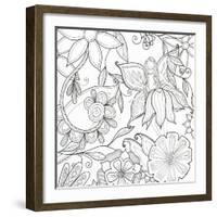 Floral & Fairy-Pam Varacek-Framed Art Print