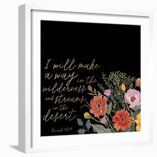 Floral Faith IV-Studio W-Framed Art Print