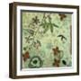 Floral Fantasies 3-Aleah Koury-Framed Art Print