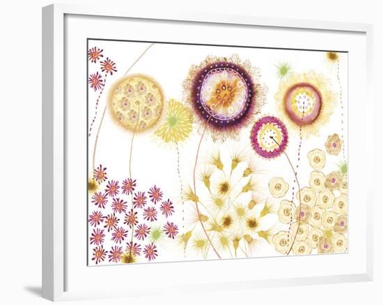 Floral Fantasy I-Ingrid Van Den Brand-Framed Giclee Print