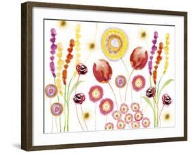 Floral Fantasy II-Ingrid Van Den Brand-Framed Giclee Print