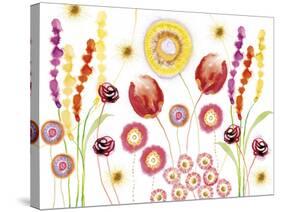 Floral Fantasy II-Ingrid Van Den Brand-Stretched Canvas