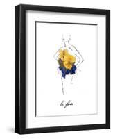 Floral Fashion-Victoria Brown-Framed Art Print