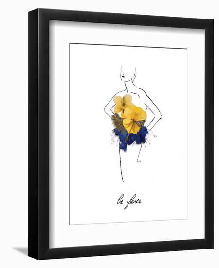 Floral Fashion-Victoria Brown-Framed Art Print