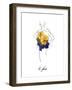 Floral Fashion-Victoria Brown-Framed Art Print