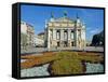 Floral Feature Outside the Lviv Theater of Opera and Ballet, Named after I,Franko-Christian Kober-Framed Stretched Canvas