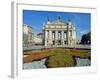 Floral Feature Outside the Lviv Theater of Opera and Ballet, Named after I,Franko-Christian Kober-Framed Photographic Print