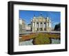 Floral Feature Outside the Lviv Theater of Opera and Ballet, Named after I,Franko-Christian Kober-Framed Photographic Print