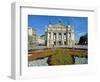 Floral Feature Outside the Lviv Theater of Opera and Ballet, Named after I,Franko-Christian Kober-Framed Photographic Print