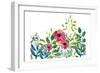 Floral field III-Boho Hue Studio-Framed Art Print