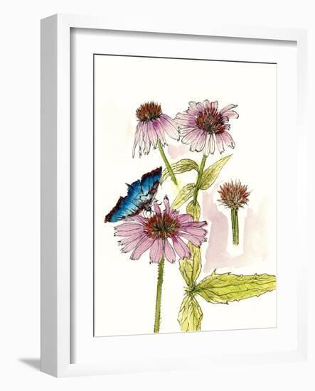 Floral Field Notes II-Melissa Wang-Framed Art Print