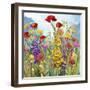 Floral Fields 1-Art Licensing Studio-Framed Giclee Print