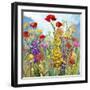 Floral Fields 1-Art Licensing Studio-Framed Giclee Print