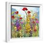 Floral Fields 1-Art Licensing Studio-Framed Giclee Print