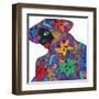 Floral Figure - Glance-Gerry Baptist-Framed Giclee Print