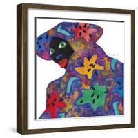 Floral Figure - Glance-Gerry Baptist-Framed Giclee Print