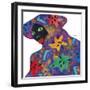 Floral Figure - Glance-Gerry Baptist-Framed Giclee Print