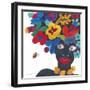 Floral Figure - Look-Gerry Baptist-Framed Giclee Print