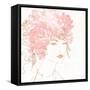 Floral Figures I Pink Gold Sq-Anne Tavoletti-Framed Stretched Canvas