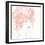 Floral Figures I Pink Gold Sq-Anne Tavoletti-Framed Art Print