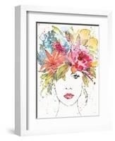 Floral Figures III-Anne Tavoletti-Framed Art Print