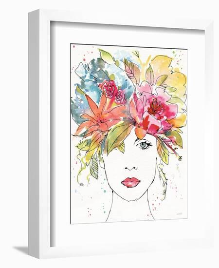 Floral Figures III-Anne Tavoletti-Framed Art Print