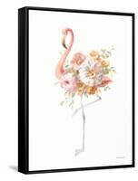 Floral Flamingo II-Danhui Nai-Framed Stretched Canvas