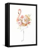 Floral Flamingo II-Danhui Nai-Framed Stretched Canvas