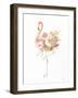 Floral Flamingo II-Danhui Nai-Framed Art Print