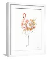 Floral Flamingo II-Danhui Nai-Framed Art Print