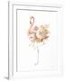 Floral Flamingo II-Danhui Nai-Framed Art Print