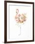 Floral Flamingo II-Danhui Nai-Framed Art Print