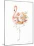Floral Flamingo II-Danhui Nai-Mounted Art Print