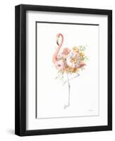 Floral Flamingo II-Danhui Nai-Framed Art Print