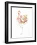 Floral Flamingo II-Danhui Nai-Framed Art Print