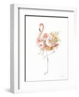 Floral Flamingo II-Danhui Nai-Framed Art Print