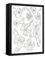 Floral Flow-Pam Varacek-Framed Stretched Canvas