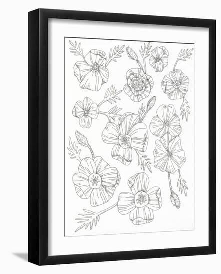 Floral Flow-Pam Varacek-Framed Art Print